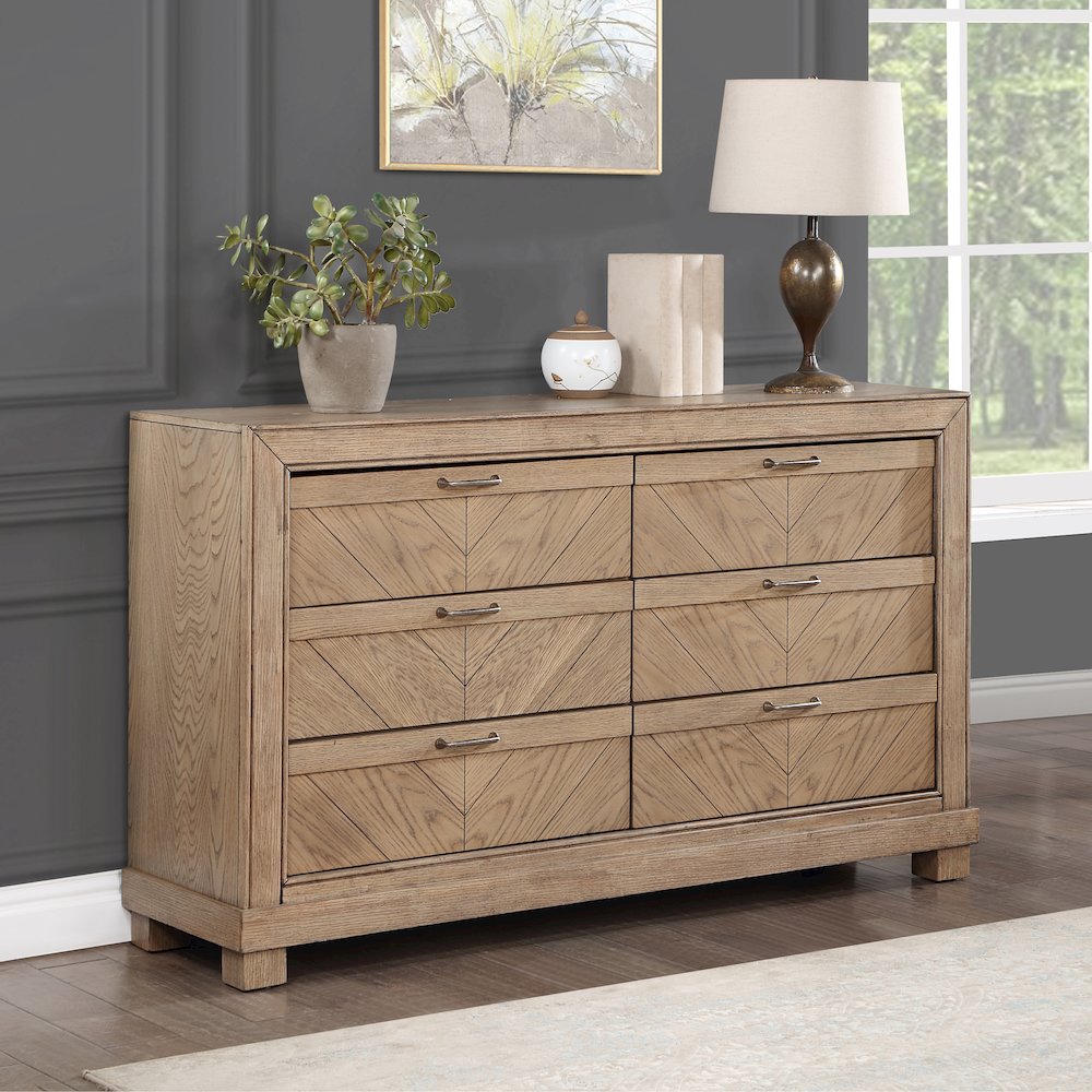Montana Dresser and Mirror, Sand