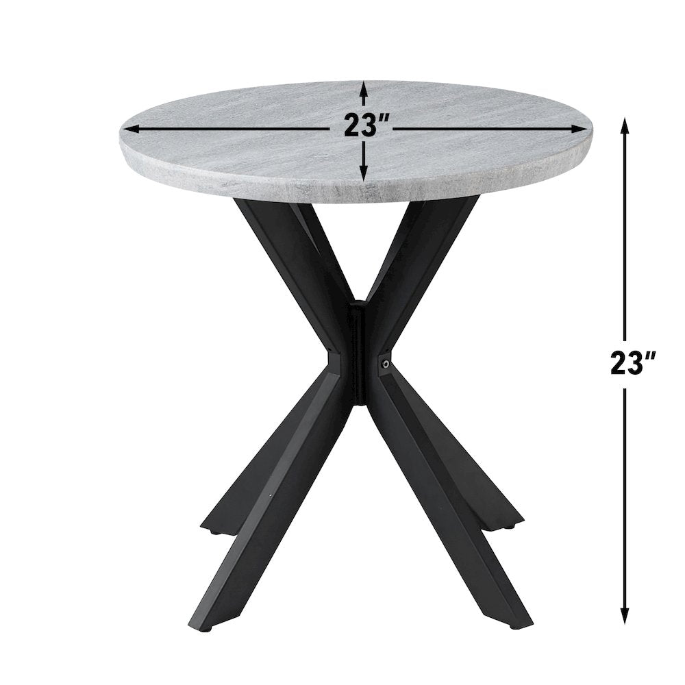 Keyla 3-Piece Faux-Marble Occasional Set