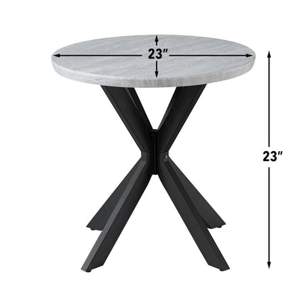 Keyla 3-Piece Faux-Marble Occasional Set