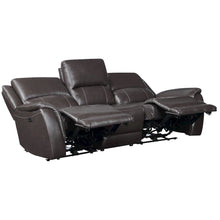 Alexandria Power Leather Reclining Sofa