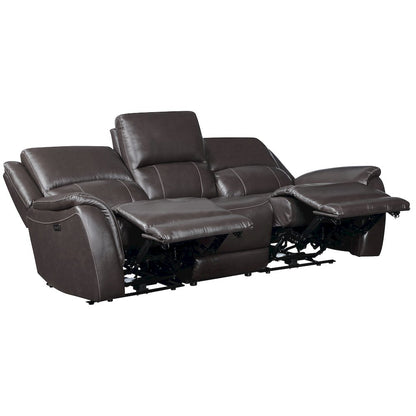 Alexandria Power Leather Reclining Sofa
