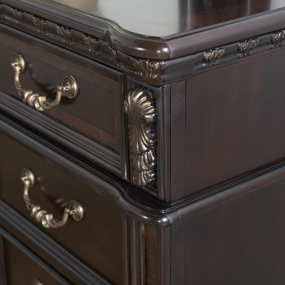 Monte Carlo 3-drawer Nightstand (w/USB port)