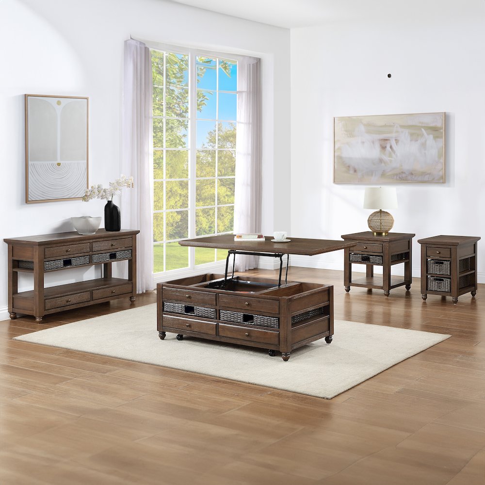 Oliver 4-Piece Lift-Top Table Set