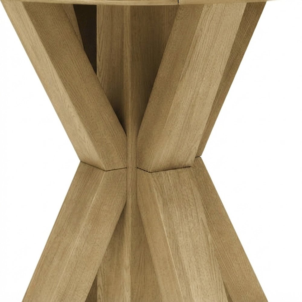 Counter Height Pub Table, Reversible Game Top for Poker and Mahjong, Light Brown
