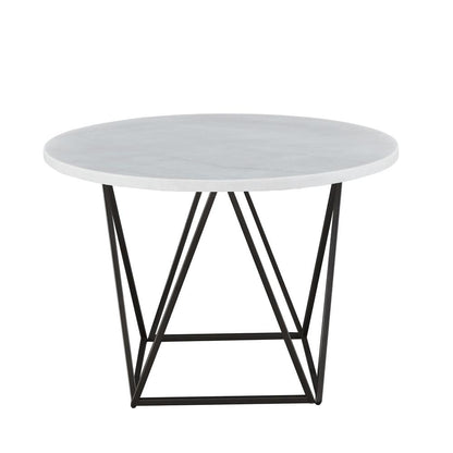 Ramona White Marble Top Round