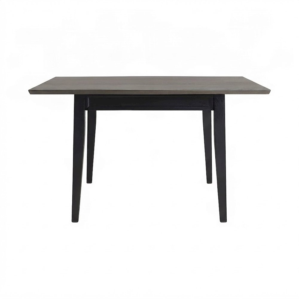 Mango and Rubberwood Rectangle Dining Table with Sturdy Frame, Brown