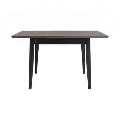 Mango and Rubberwood Rectangle Dining Table with Sturdy Frame, Brown
