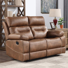 Rudger Manual Motion Loveseat Brown