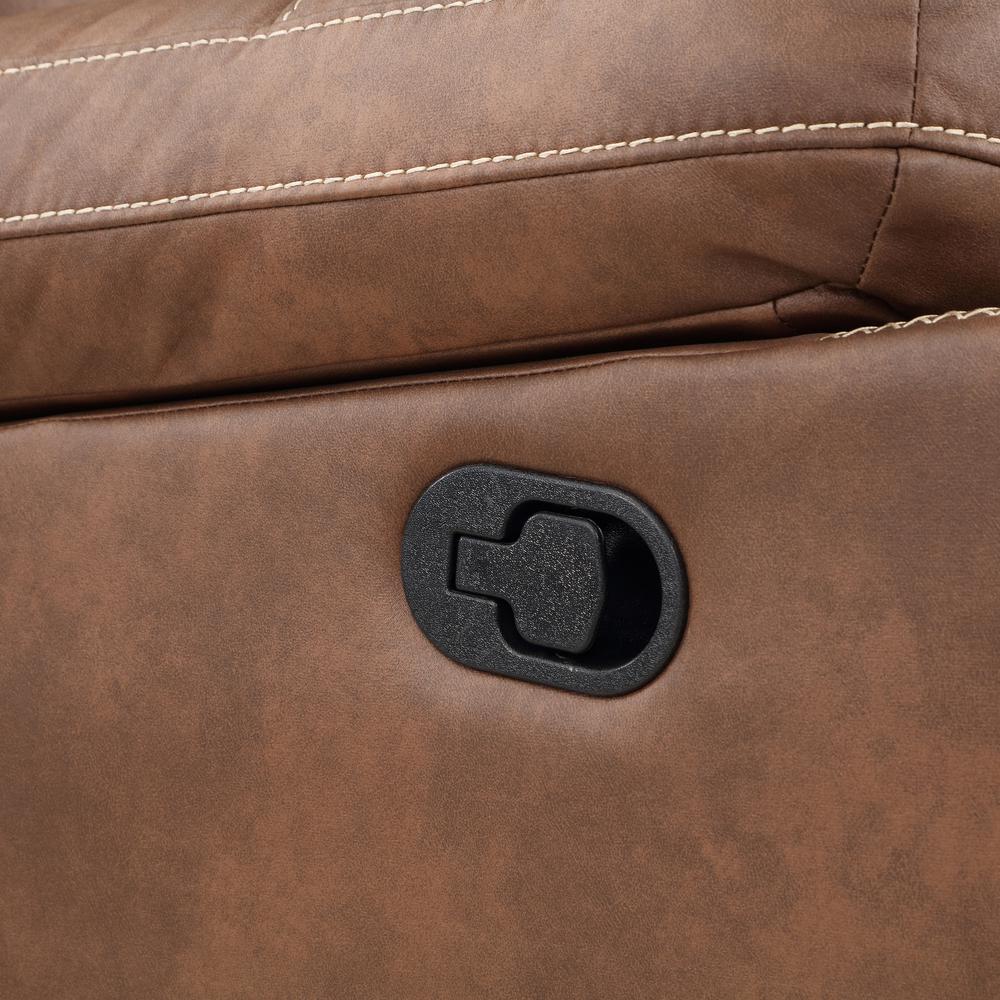 Rudger Manual Recliner Chair Brown