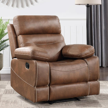 Rudger Manual Recliner Chair Brown