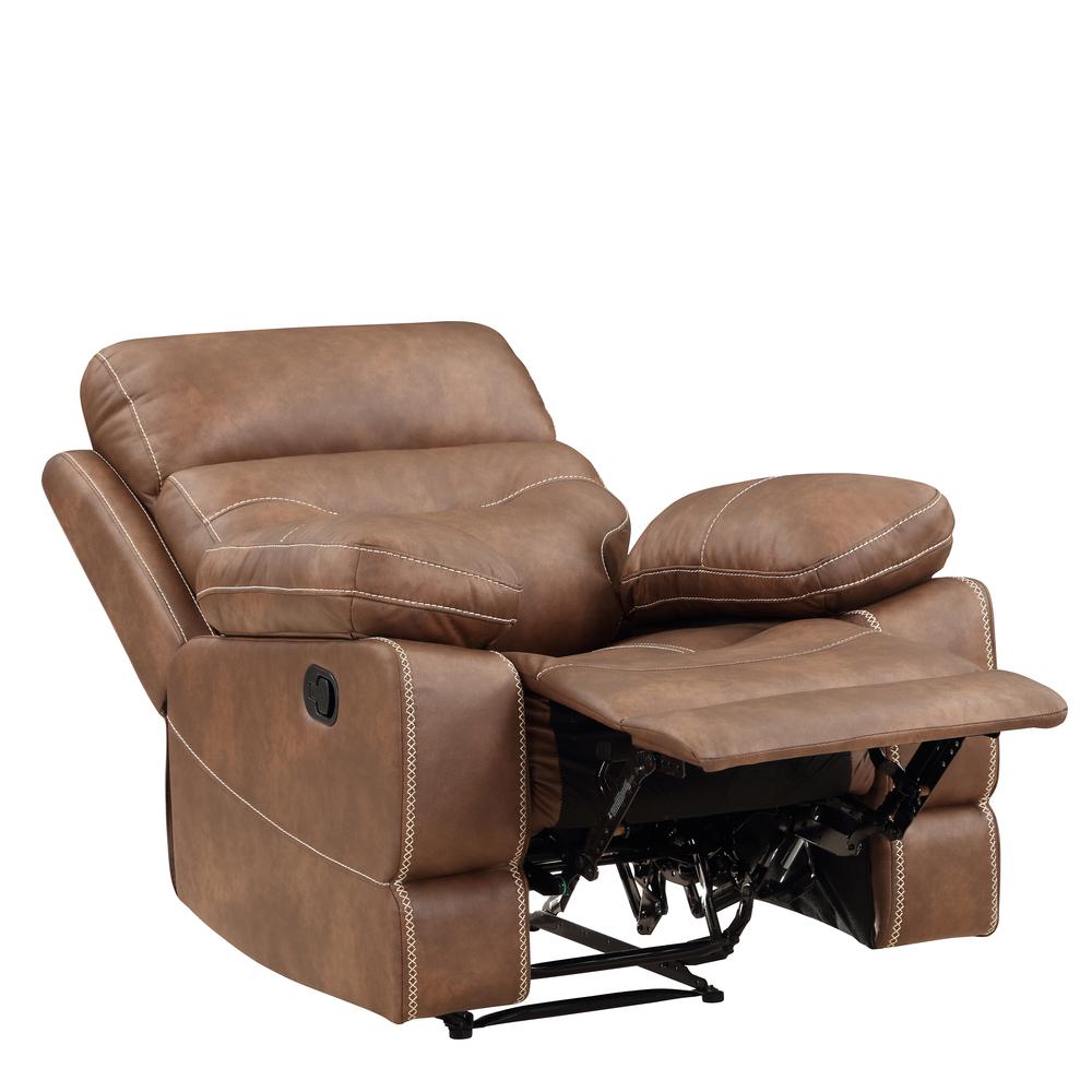 Rudger Manual Recliner Chair Brown