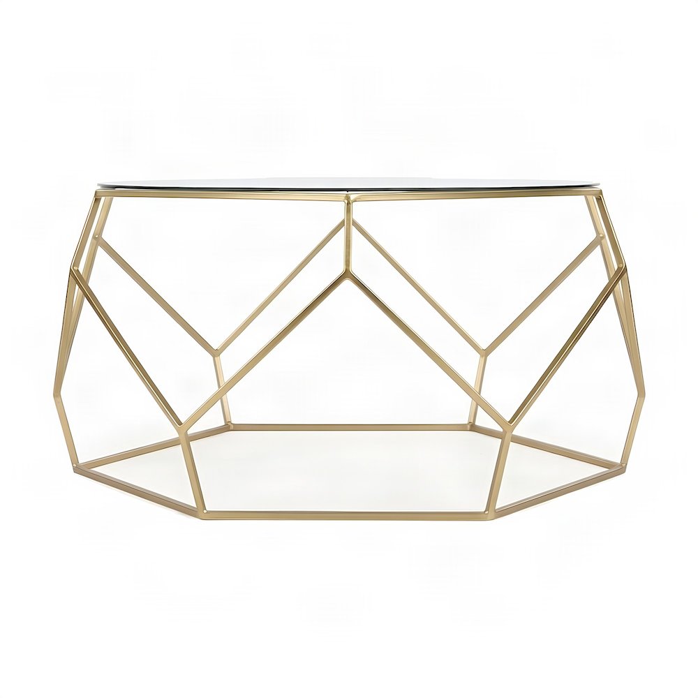 Roxy Mid-Century Modern Square Coffee Table Base for Living Room