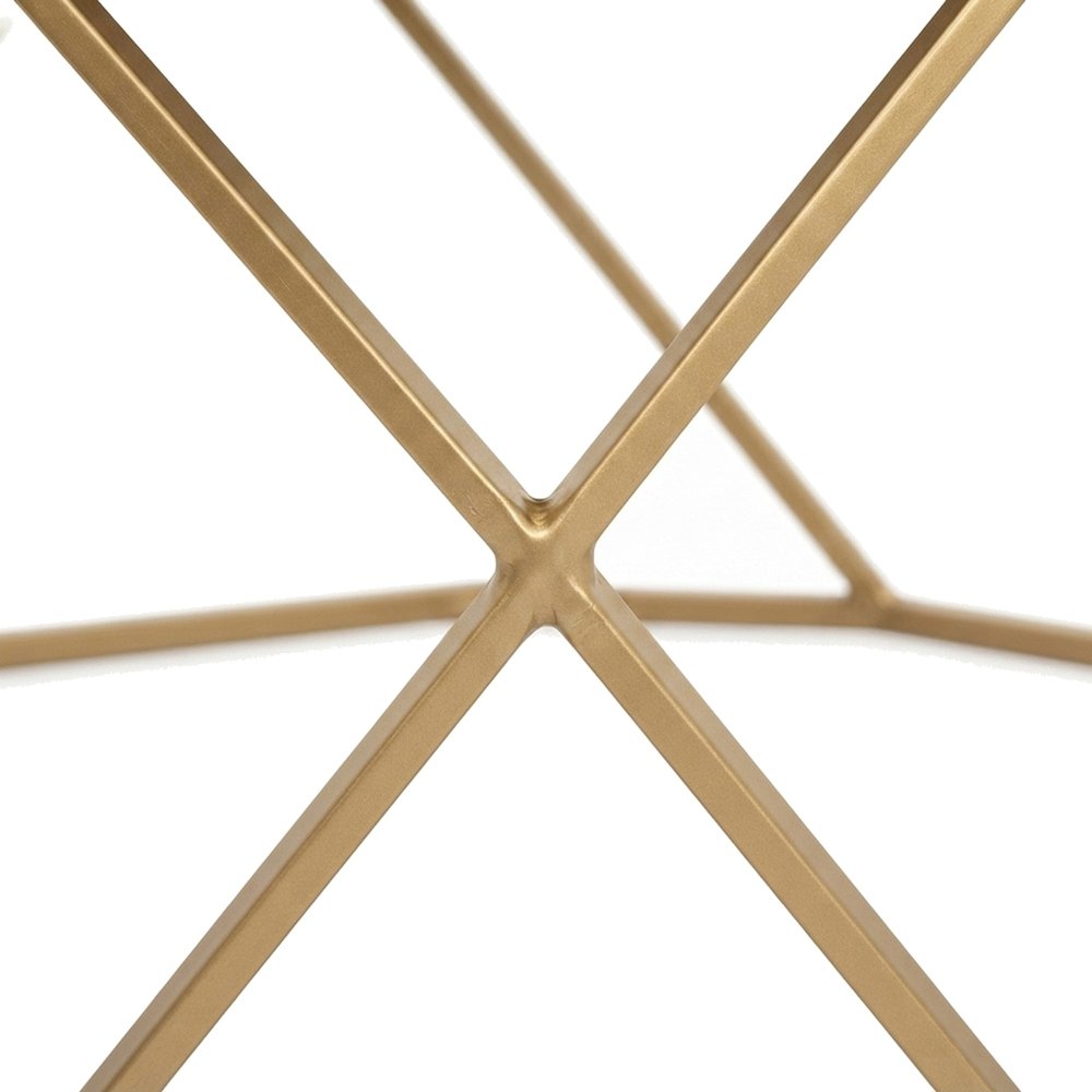 Roxy Mid-Century Modern Square Coffee Table Base for Living Room