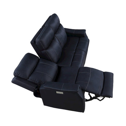 Valencia 3 Piece Dual Power Reclining Set - Ocean