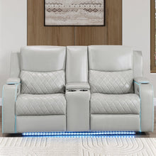 Luna Ice Power Console Loveseat