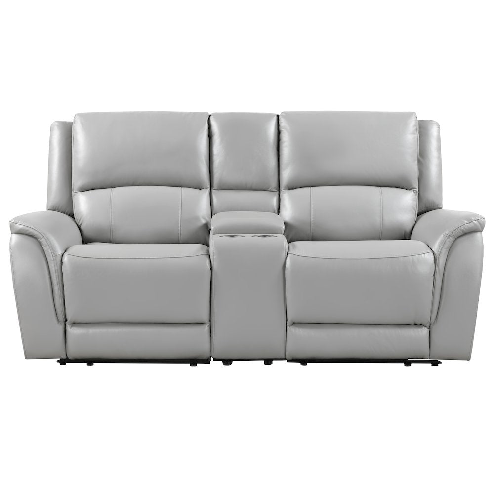 Alexandria Leather Power Reclining Conso