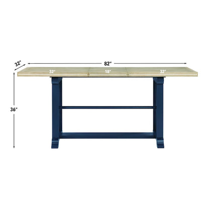 Darcy 5pc Counter Dining Set Blue