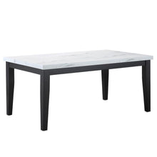 Sterling Faux Marble Top Dining Table