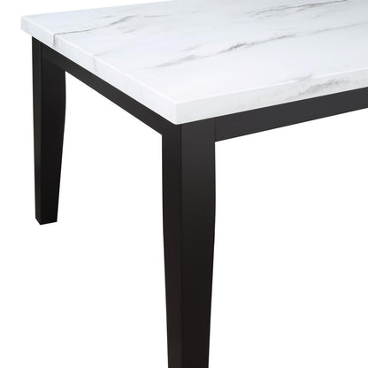 Sterling Faux Marble Top Dining Table