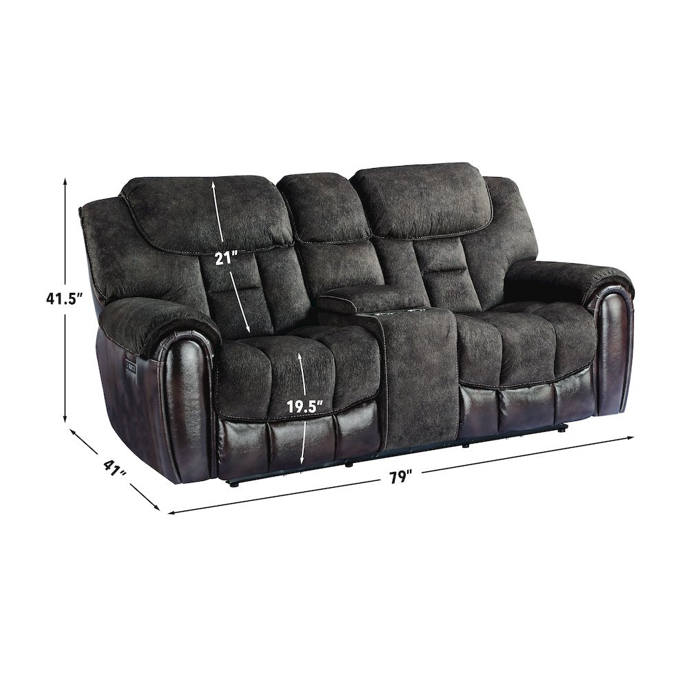 Apollo Pwr/Pwr Console Loveseat