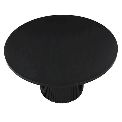 Colvin 52" Round Dining Table, Black