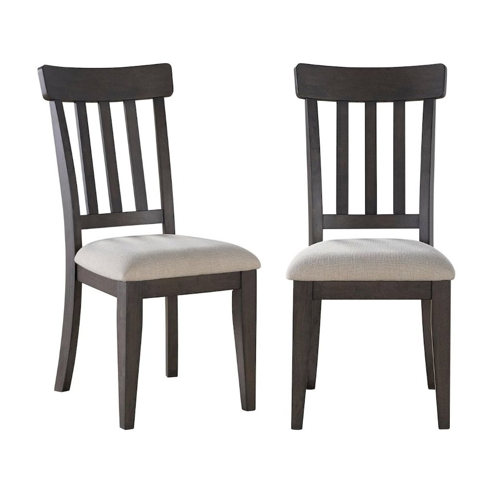 7-Piece Dining Set, Double Pedestal, Two Leaves, Brown