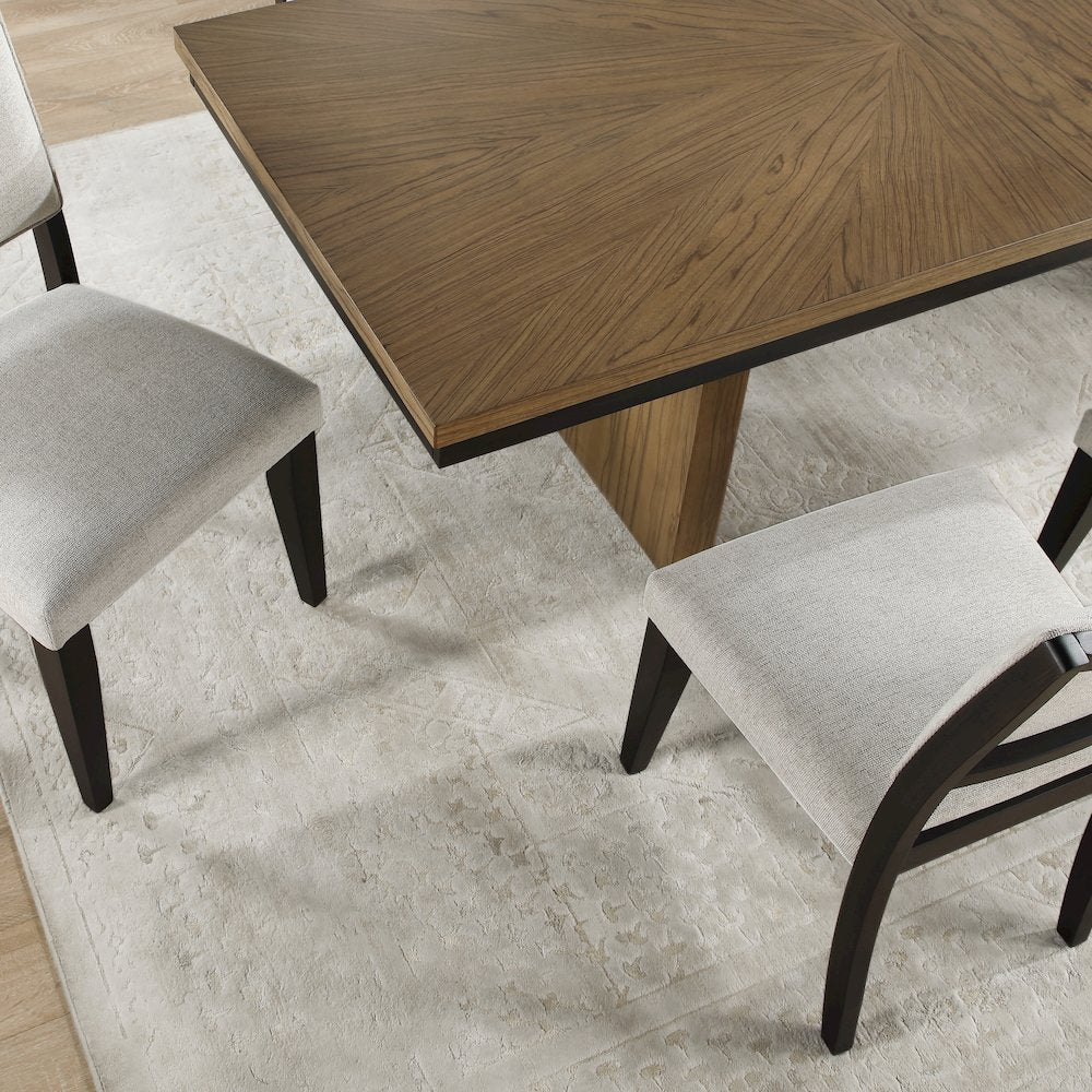 Roatan 80-96" Table with 16-inch Self-Storing Leaf