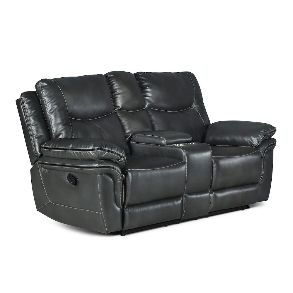Isabella Console Loveseat Grey