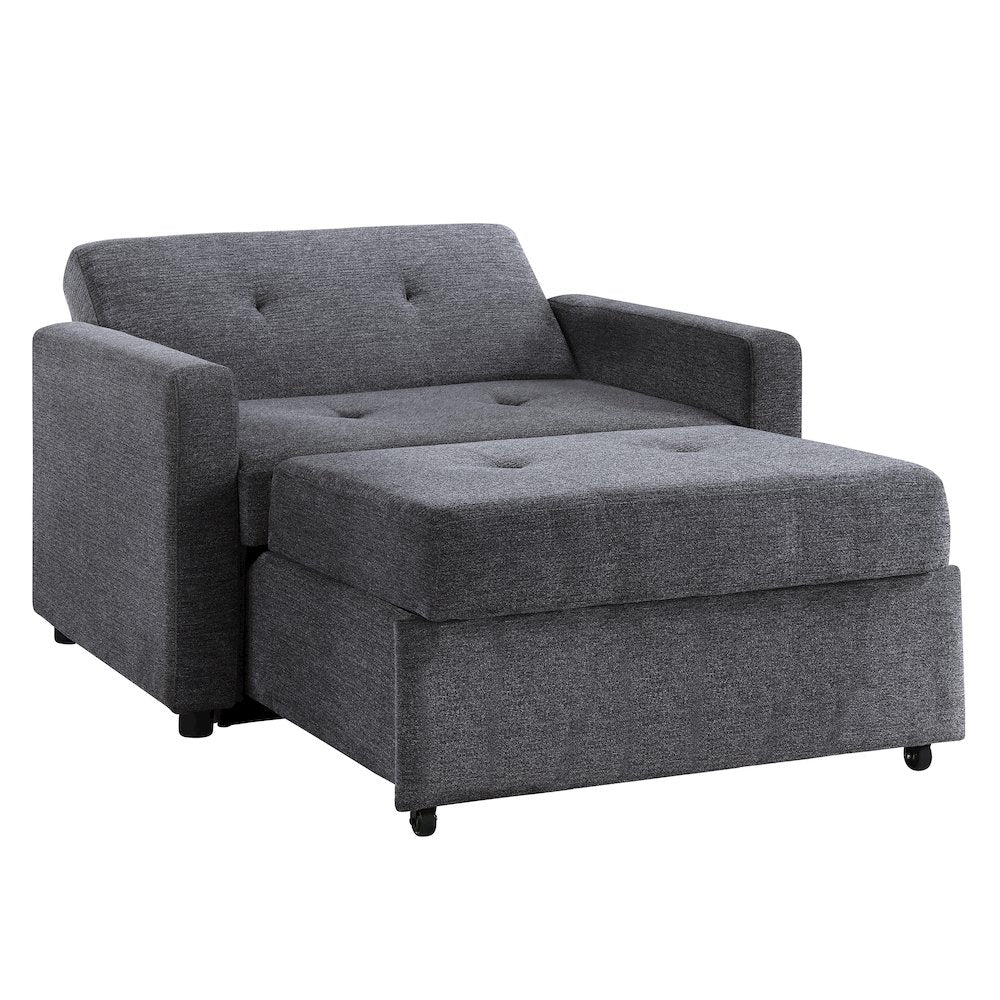 Noah Gray Chair w/ Twin Sleeper
