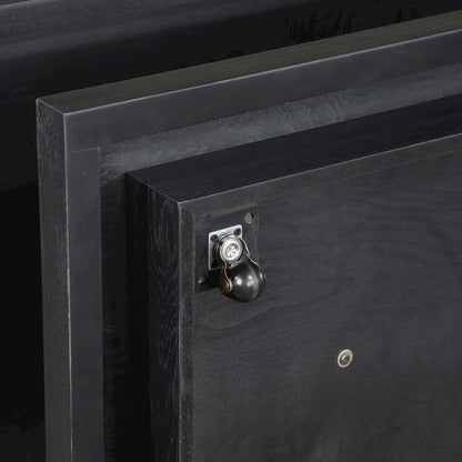 Canyon Cocktail Table with Casters, Black