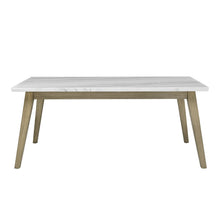 Vida White Marble Top Dining Table