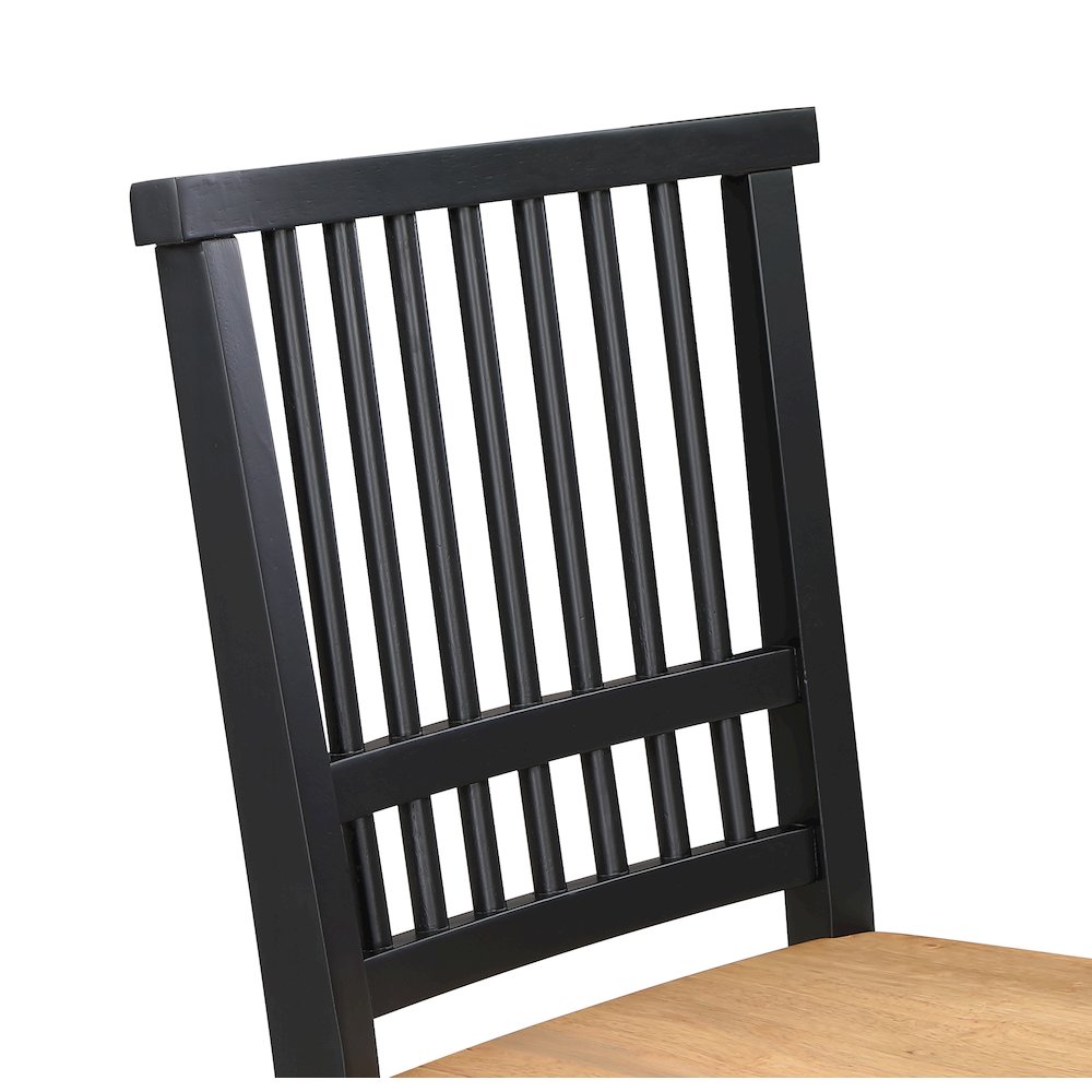 Magnolia 5-Piece Counter Table Dining Set, Black Base