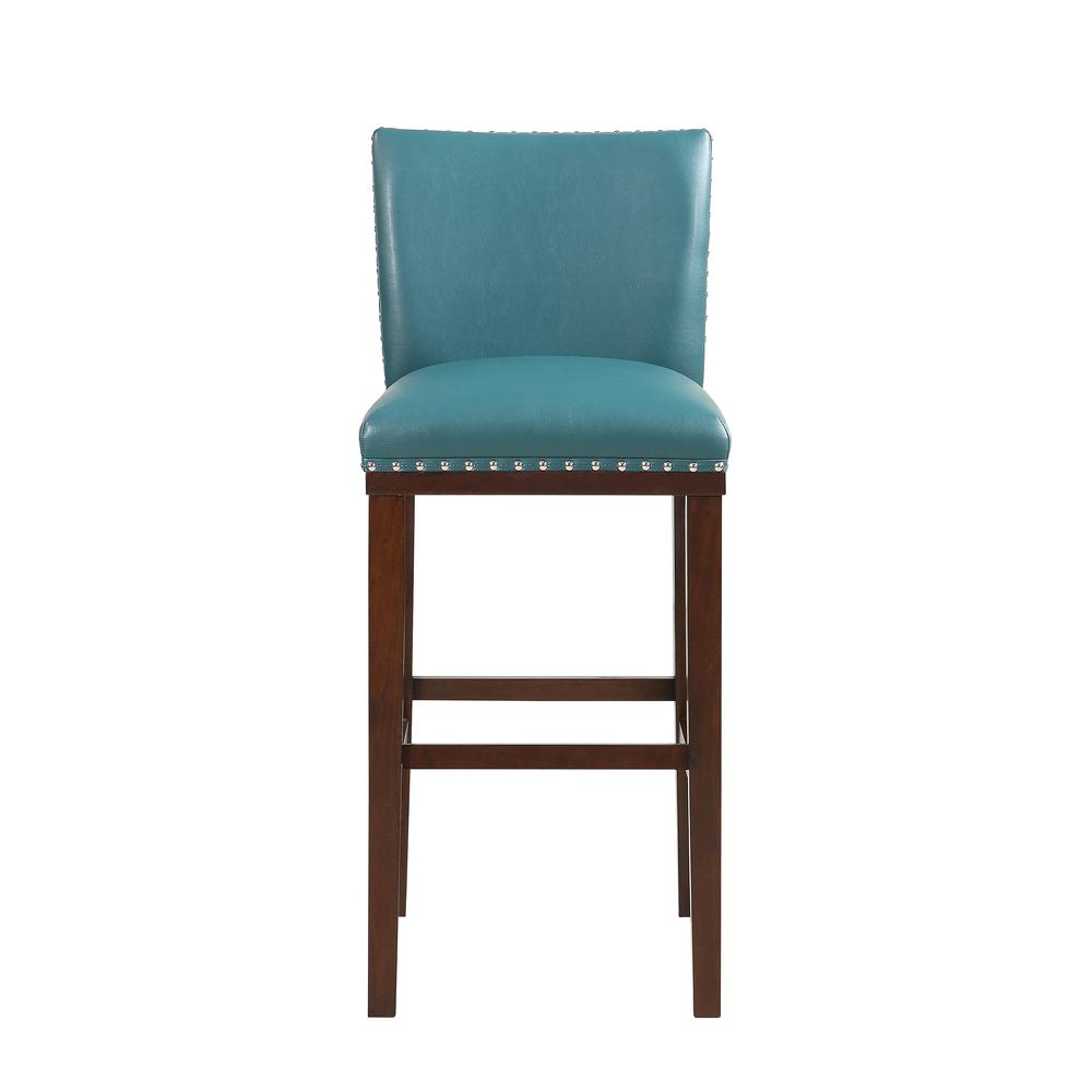 Peacock KD Bar Stool - set of 2, Multi-step, hand applied dark espresso cherry finish