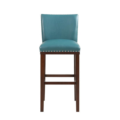 Peacock KD Bar Stool - set of 2, Multi-step, hand applied dark espresso cherry finish