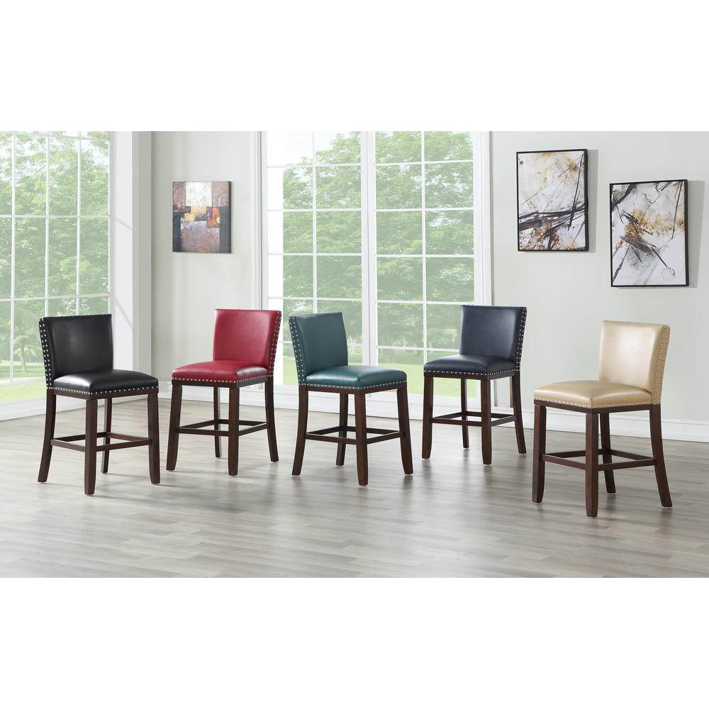 Tiffany Black KD Counter Stool - set of 2