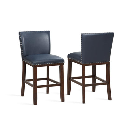 Tiffany Navy KD Counter Stool - set of 2