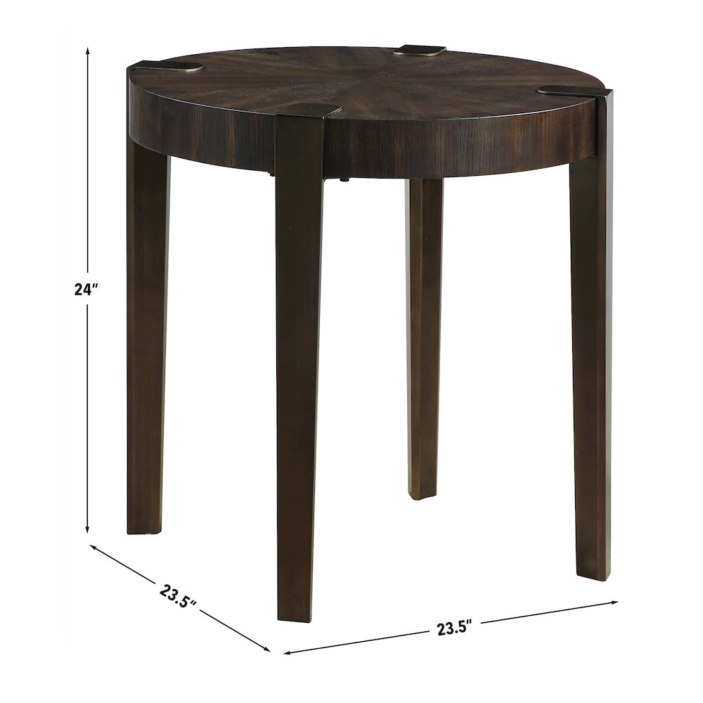 Gracie End Table, Brown