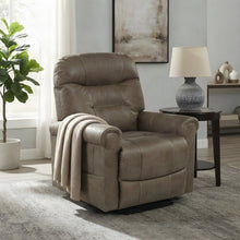 Polyester Electric Power Lift Recliner Chair with Heating for Adults, Tan/Sand