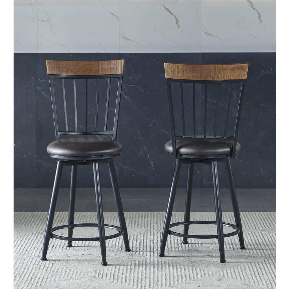 Tyler 24 inch Swivel Bar & Counter Stool with Footrest