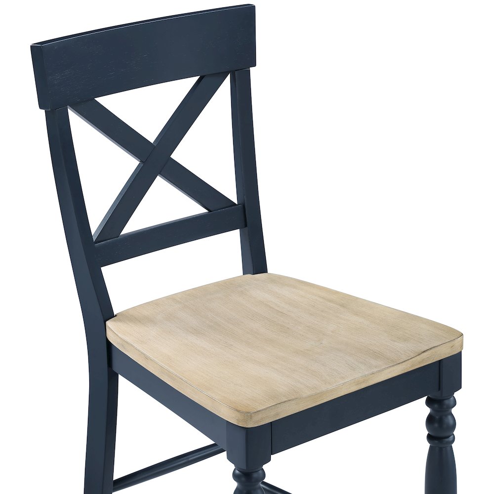 Darcy Blue Counter Chair