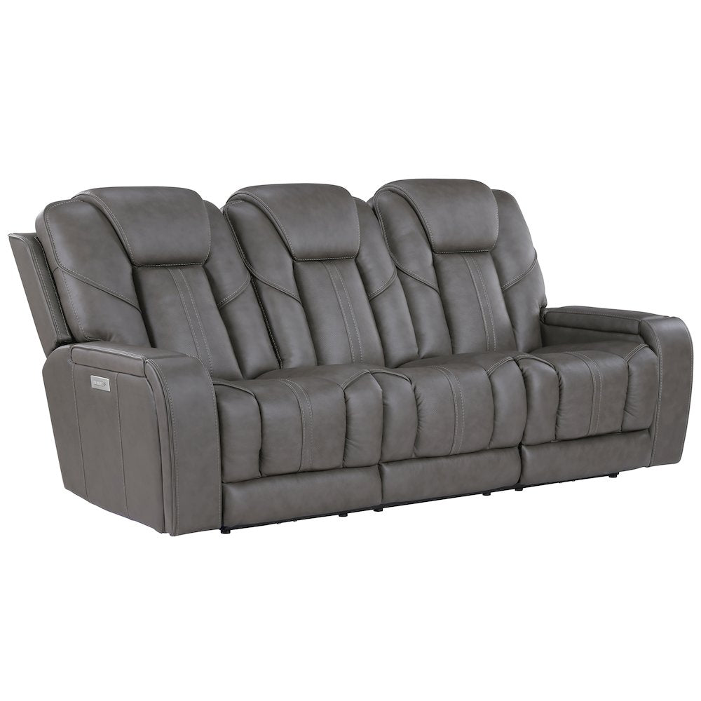 Daniel 3-Piece Triple-Power Leather Recl