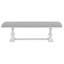 Warren 60" Upholstered Bench, White