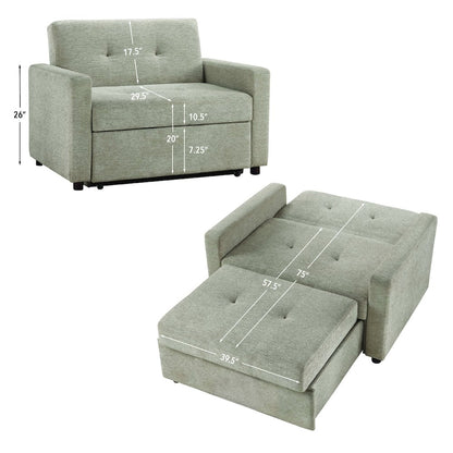 Noah Brown Chair w/ Twin Sleeper