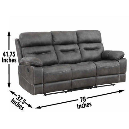 Rudger Gray 3pc Upholstered Set