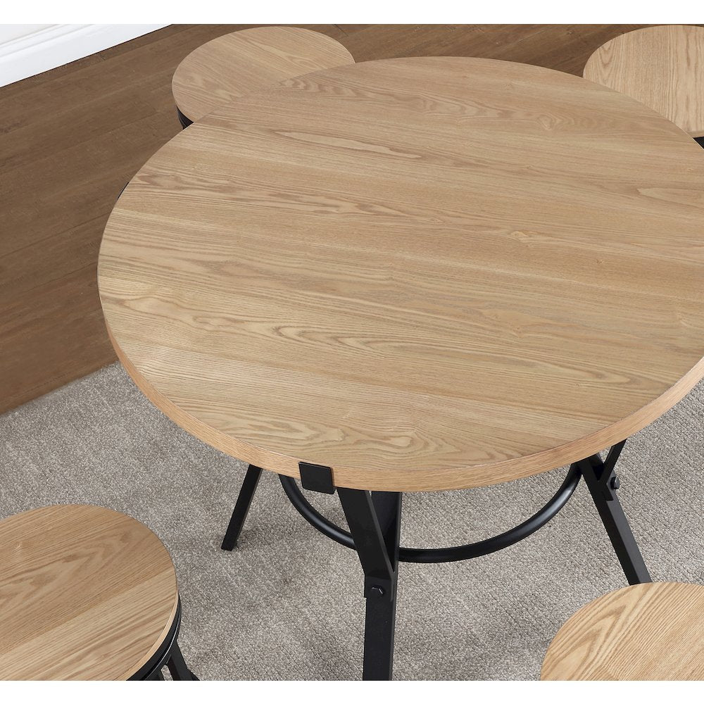 Magnoli 5-Piece Counter Dining Set (Counter Table & 4 Swivel Counter Chairs)