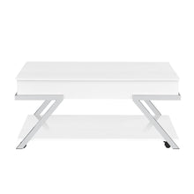 Zena Lift-Top Cocktail Table with Casters