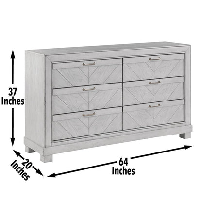 Montana Dresser and Mirror, Gray