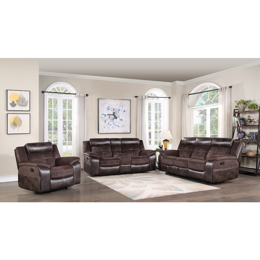 Pueblo Manual Recliner Console