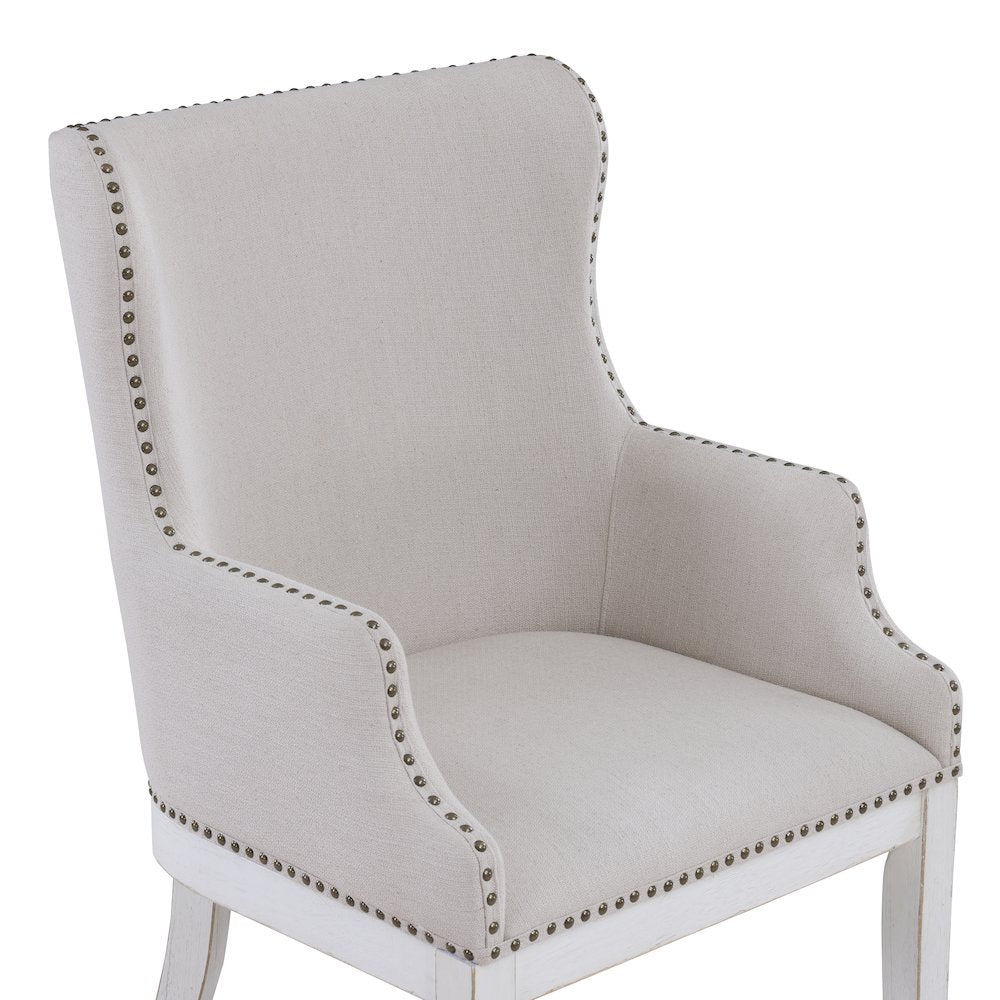 Warren Arm Chair, White