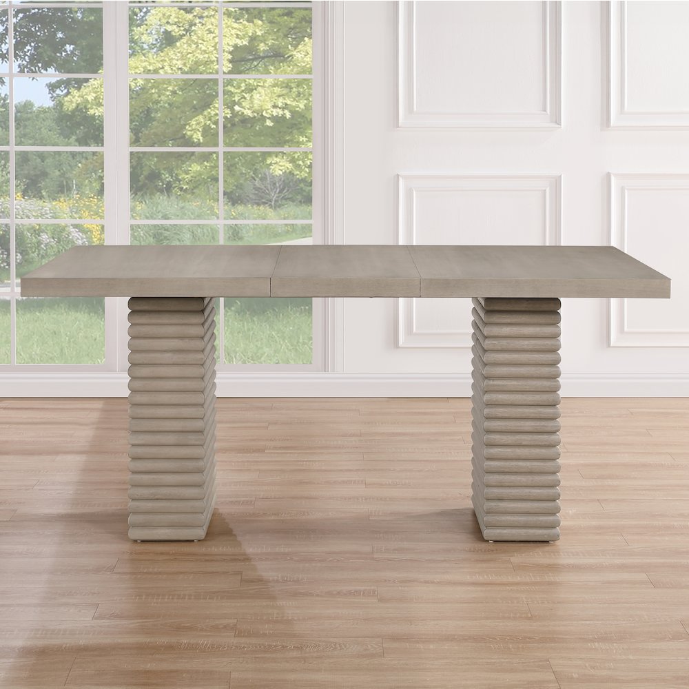 Lily 60-78" Counter Table w/18" Leaf